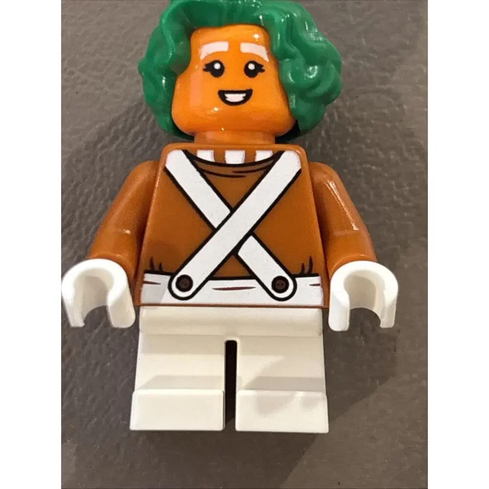Lego Oompa Loompa Female Minifigure #idea251 Set #21360 Willy Wonka Brand New